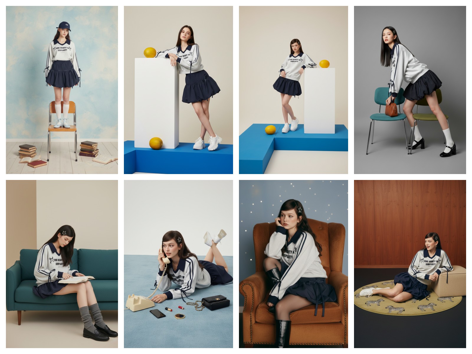 SeamAI第十五期虚拟模特试衣效果图