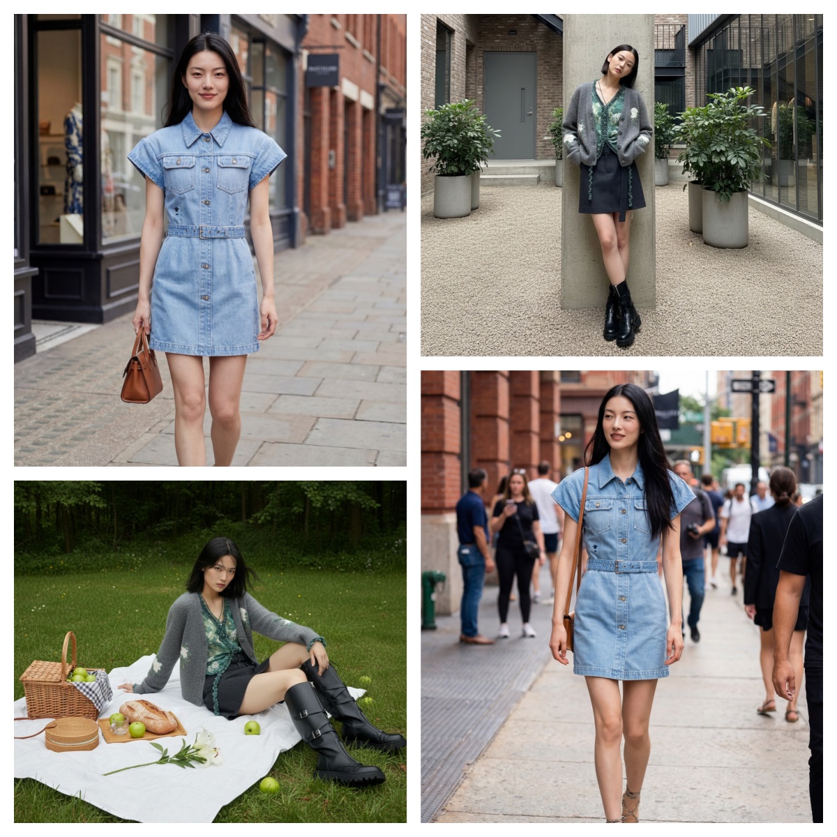 SeamAI第十六期虚拟模特试衣效果图