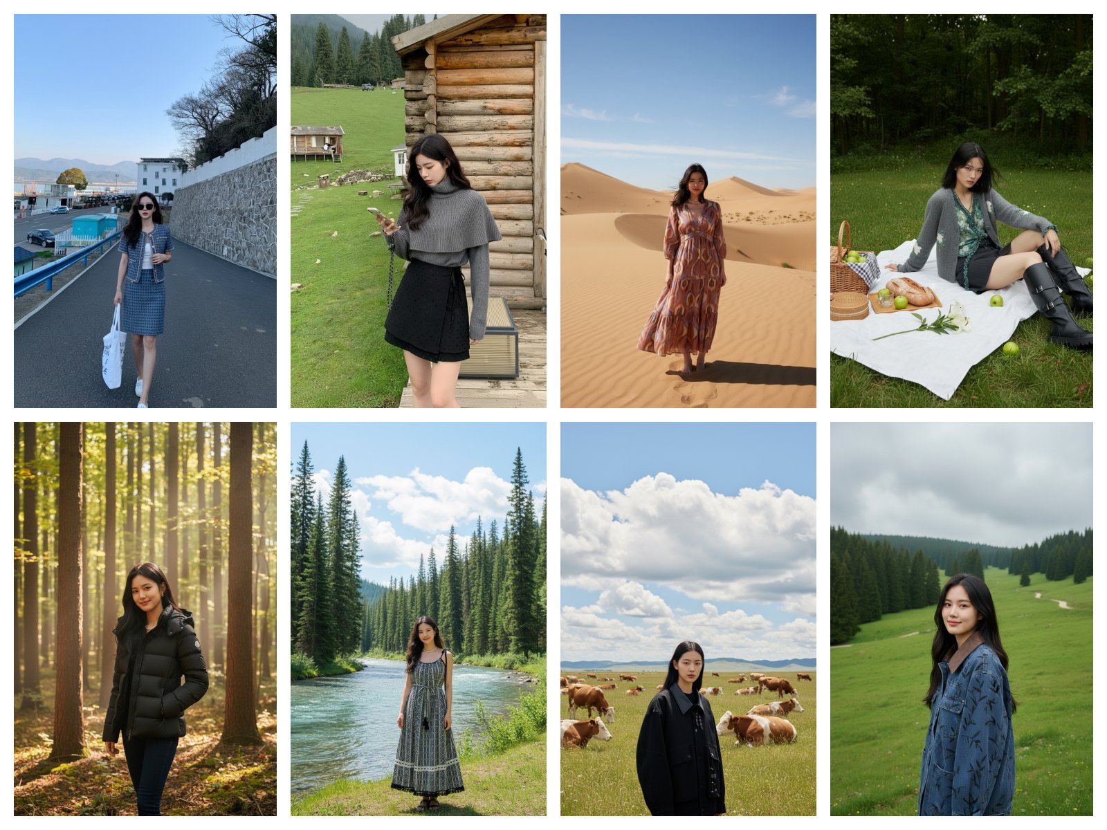 清明假期穿搭攻略｜全套AI制图，出门直接抄作业